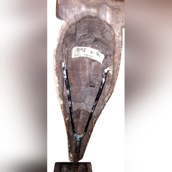 Ngil Wooden mask from the Fang people of Gabon, West Africa - Picture 3 of 7